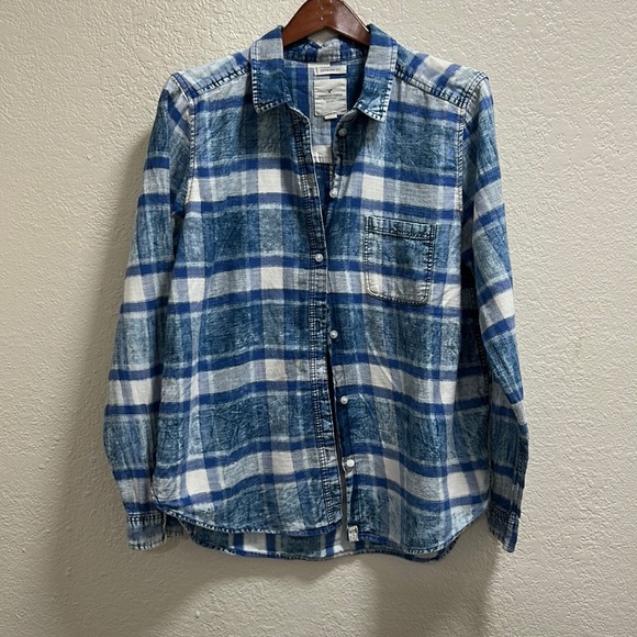 American Eagle denim button up size xl - Picture 2 of 4